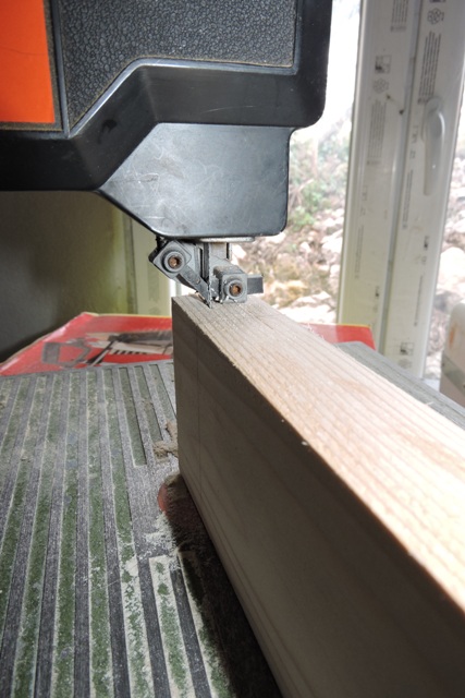 Cutting tenon joints with a bandsaw